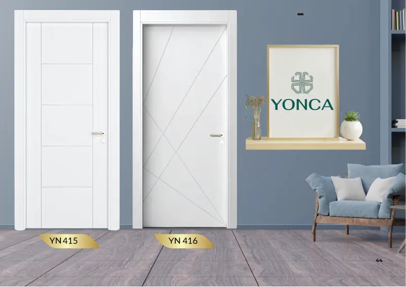 YN415 – YN416 modern çizgili iç kapı — Yonca Orman Ürünleri kapak kataloğu