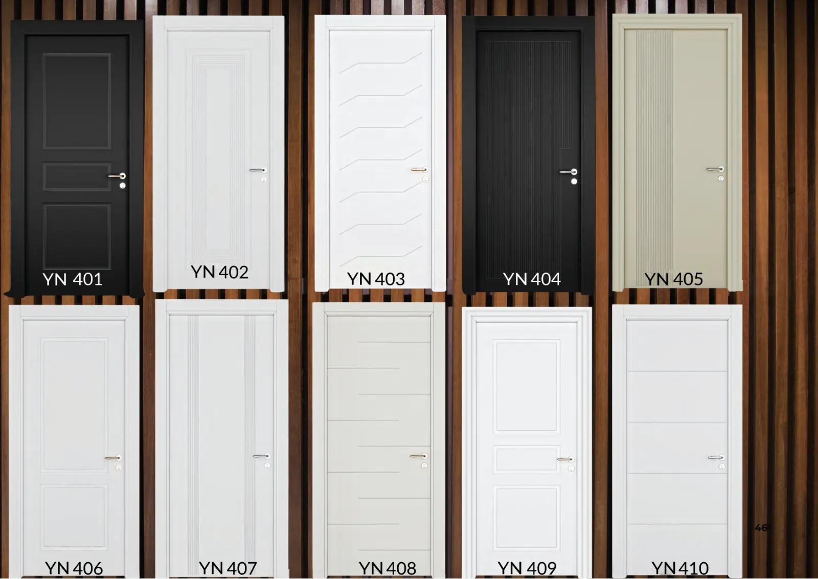 Membran İç Kapı Modelleri — YN401 – YN410 membran iç kapı modelleri
