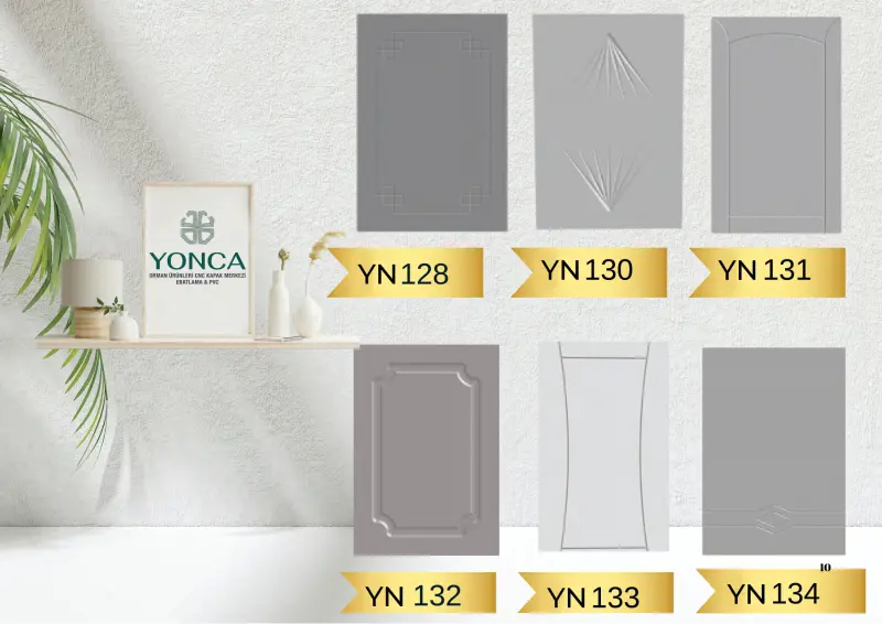 YN128 – YN134 motifli membran kapaklar — Yonca Orman Ürünleri kapak kataloğu